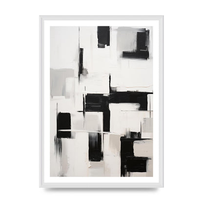 Geometric Patterns in Monochrome Art
