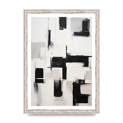 Geometric Patterns in Monochrome Art