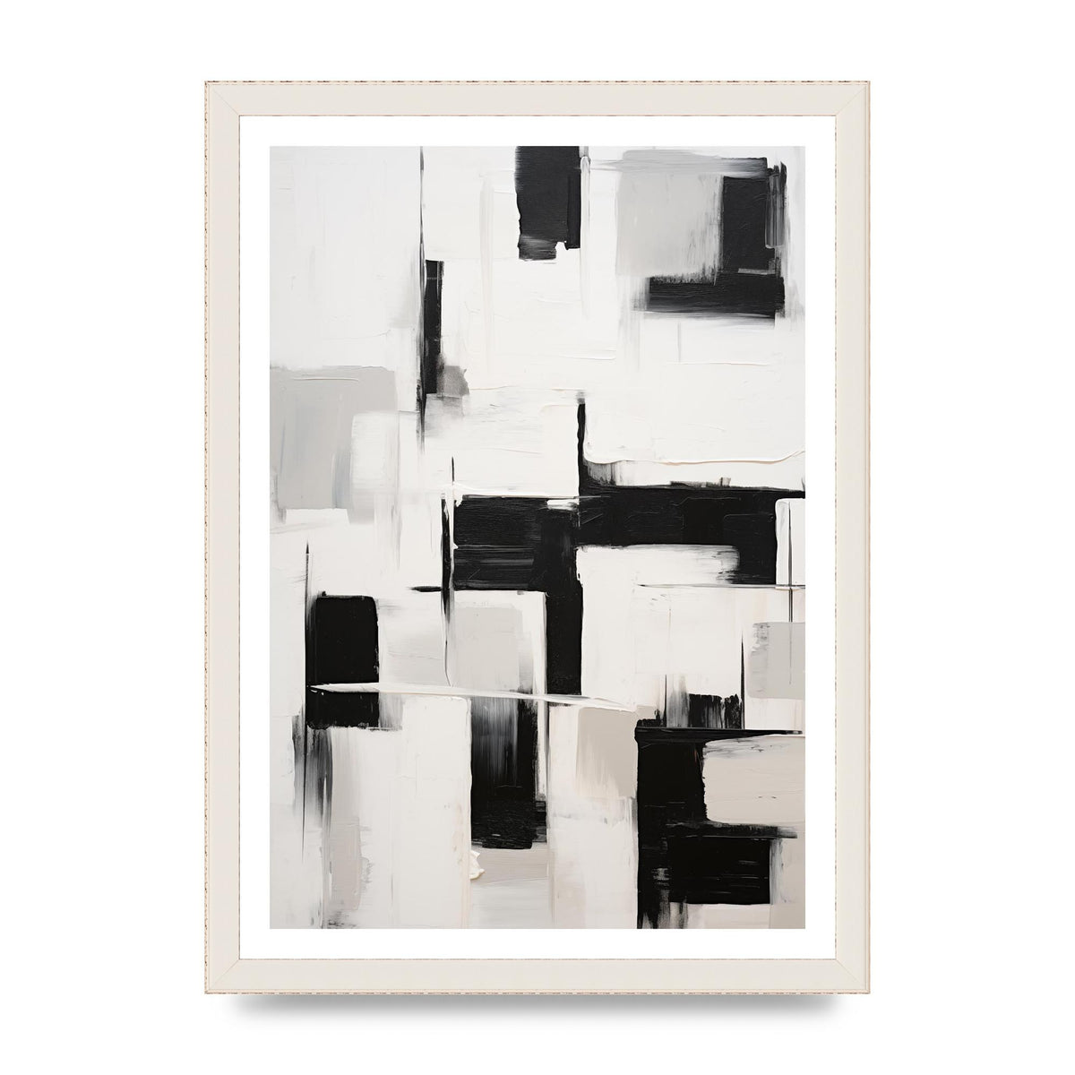 Geometric Patterns in Monochrome Art