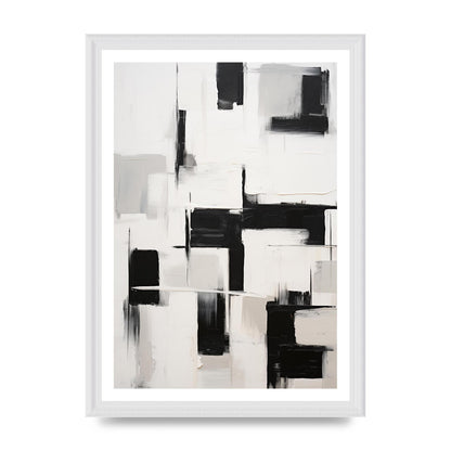Geometric Patterns in Monochrome Art