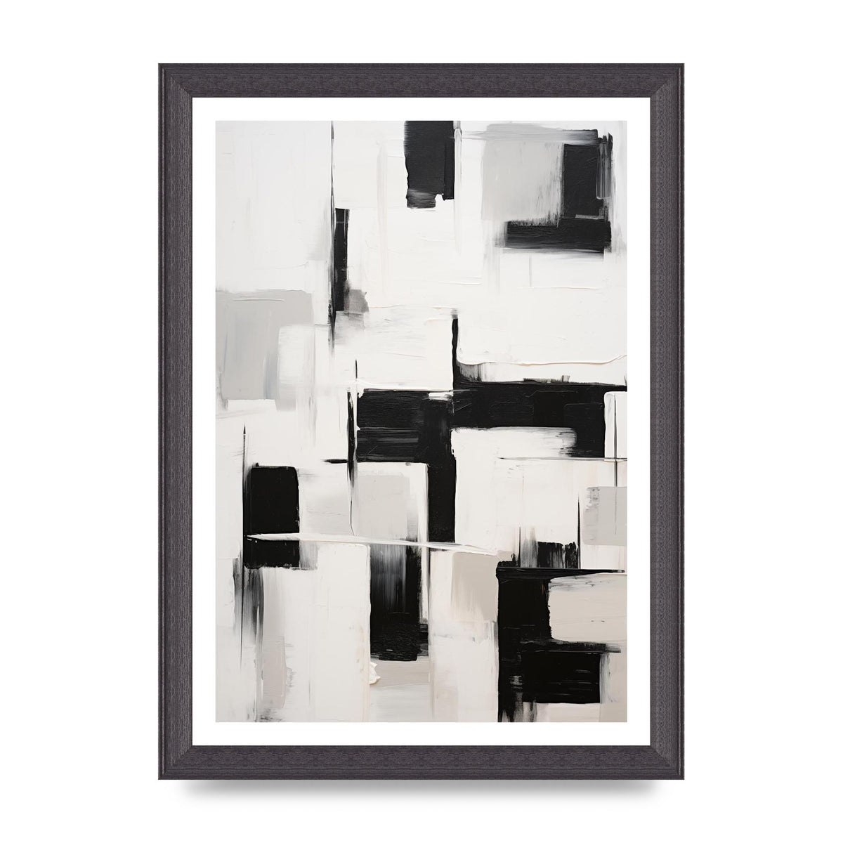 Geometric Patterns in Monochrome Art