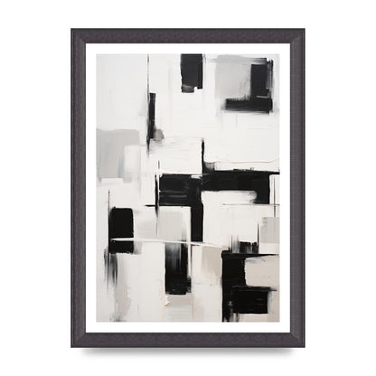 Geometric Patterns in Monochrome Art
