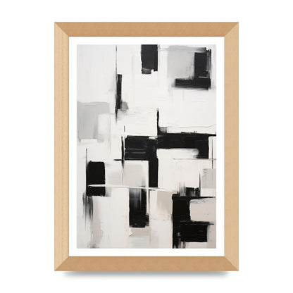 Geometric Patterns in Monochrome Art