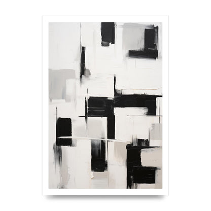Geometric Patterns in Monochrome Art
