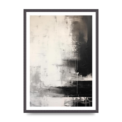 Depth and Texture in Black and White Encaustic