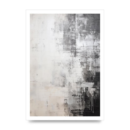 Layered Wax in Black and White Encaustic