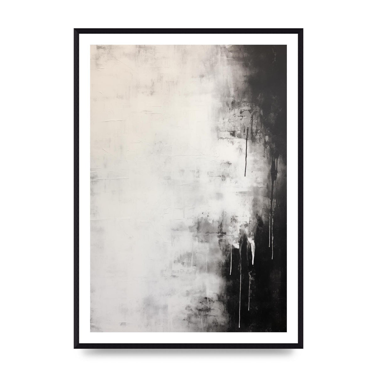Layered Wax Encaustic Depth in Monochrome