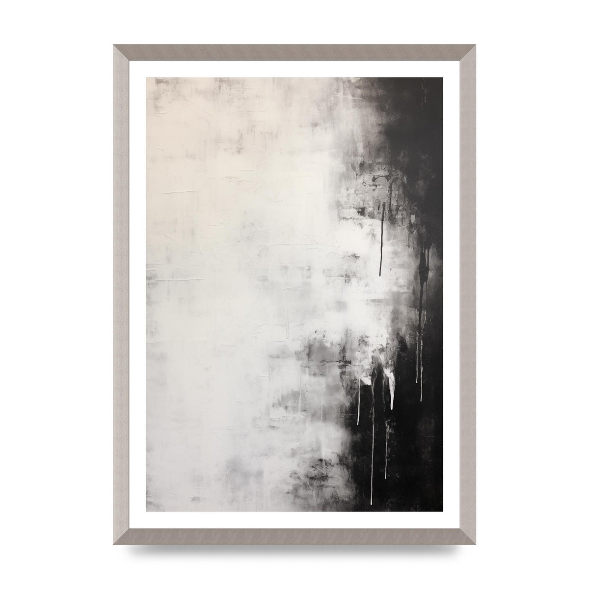 Layered Wax Encaustic Depth in Monochrome