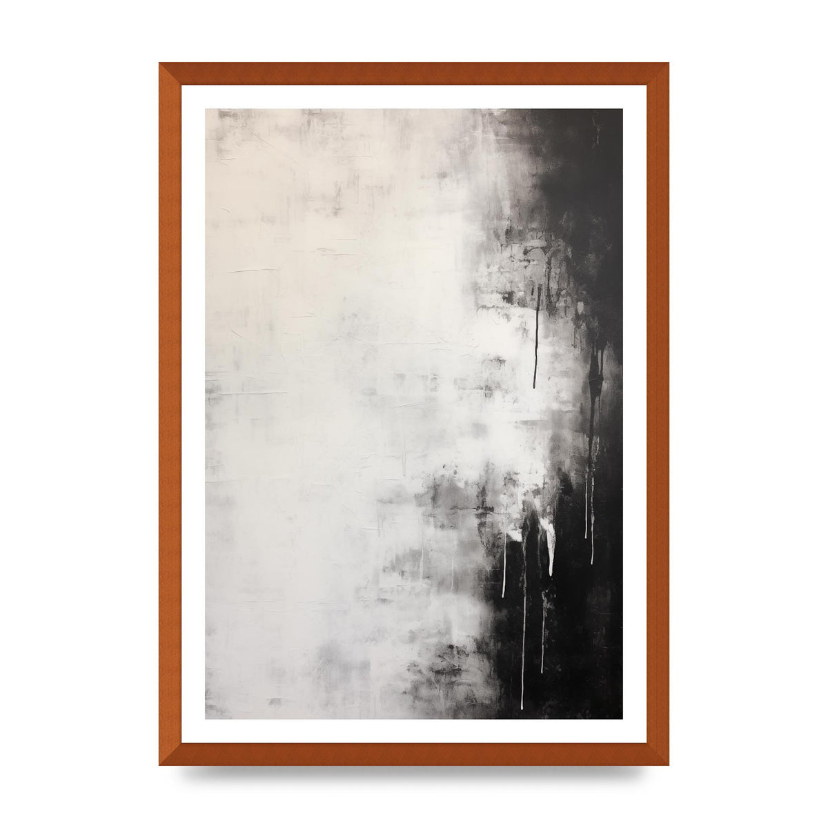 Layered Wax Encaustic Depth in Monochrome