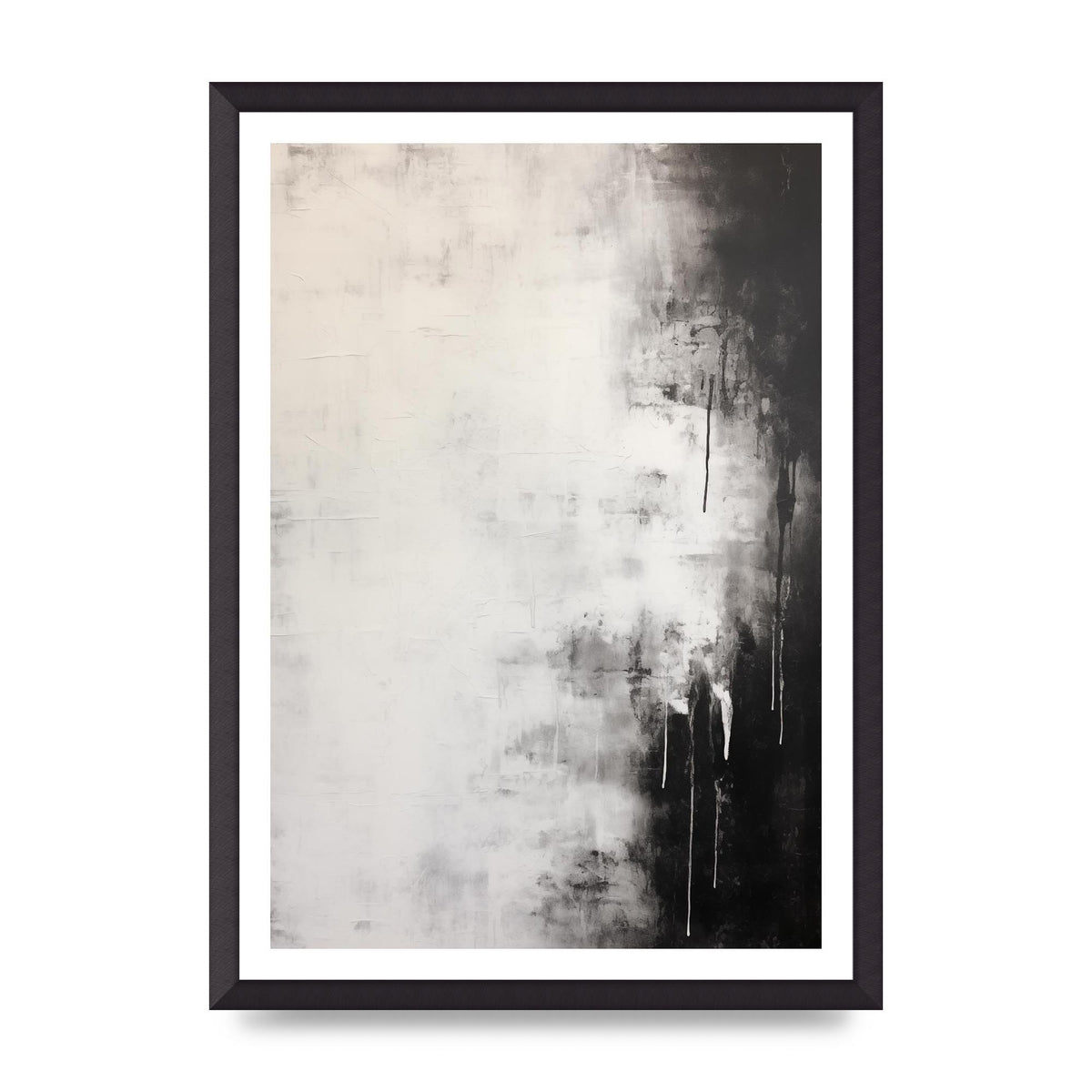 Layered Wax Encaustic Depth in Monochrome