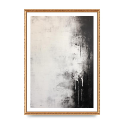 Layered Wax Encaustic Depth in Monochrome