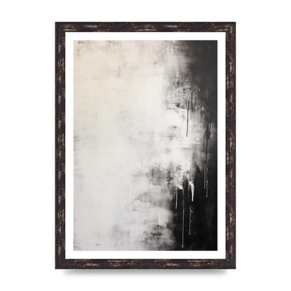 Layered Wax Encaustic Depth in Monochrome