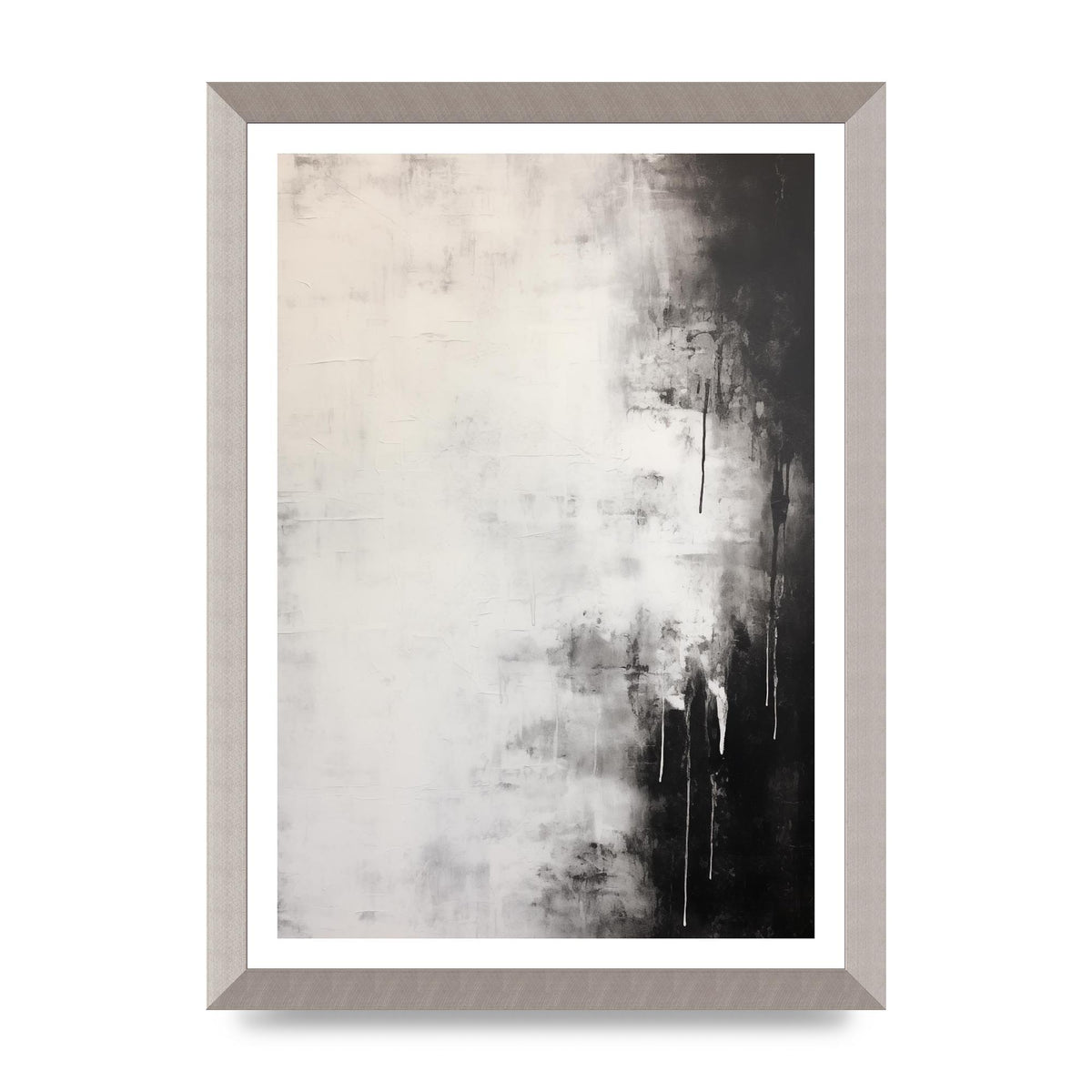 Layered Wax Encaustic Depth in Monochrome
