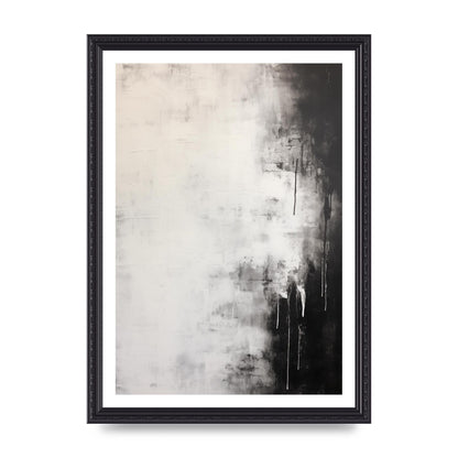 Layered Wax Encaustic Depth in Monochrome