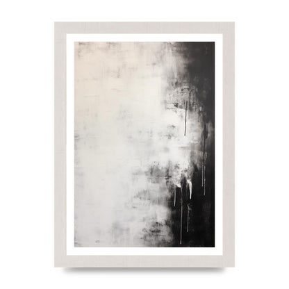 Layered Wax Encaustic Depth in Monochrome