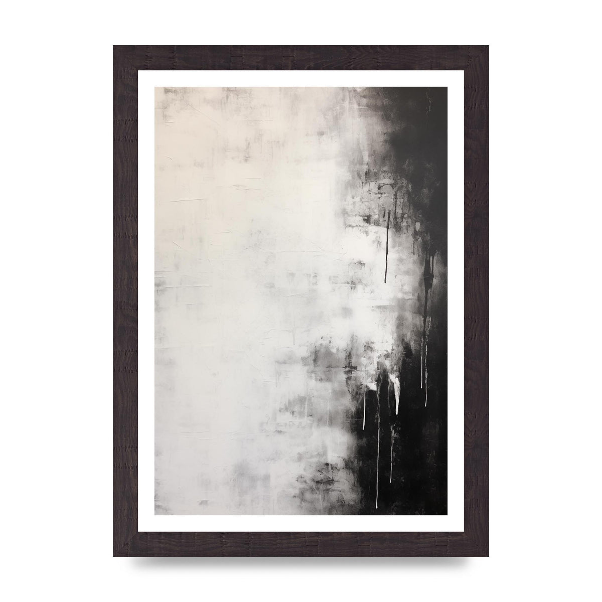 Layered Wax Encaustic Depth in Monochrome