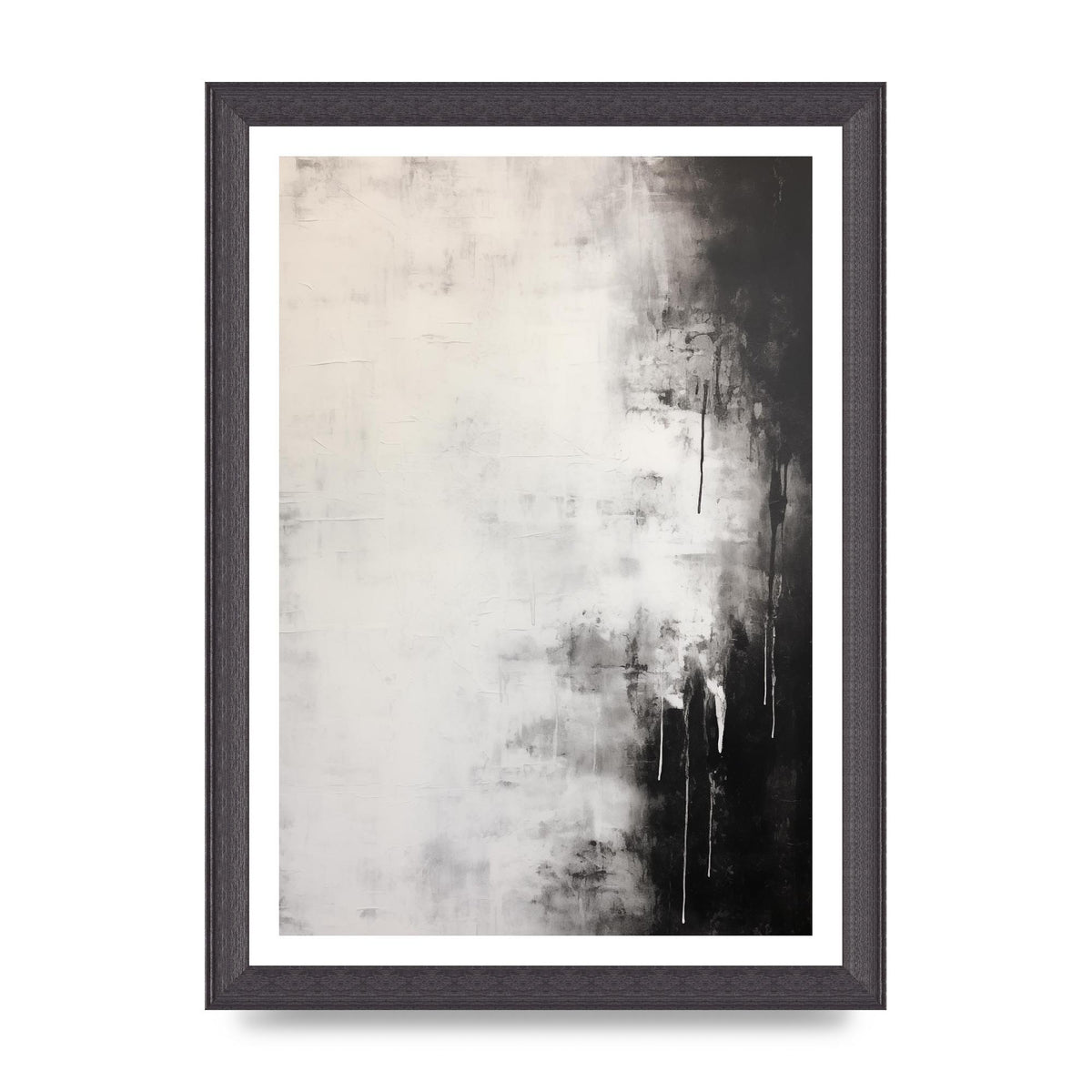 Layered Wax Encaustic Depth in Monochrome