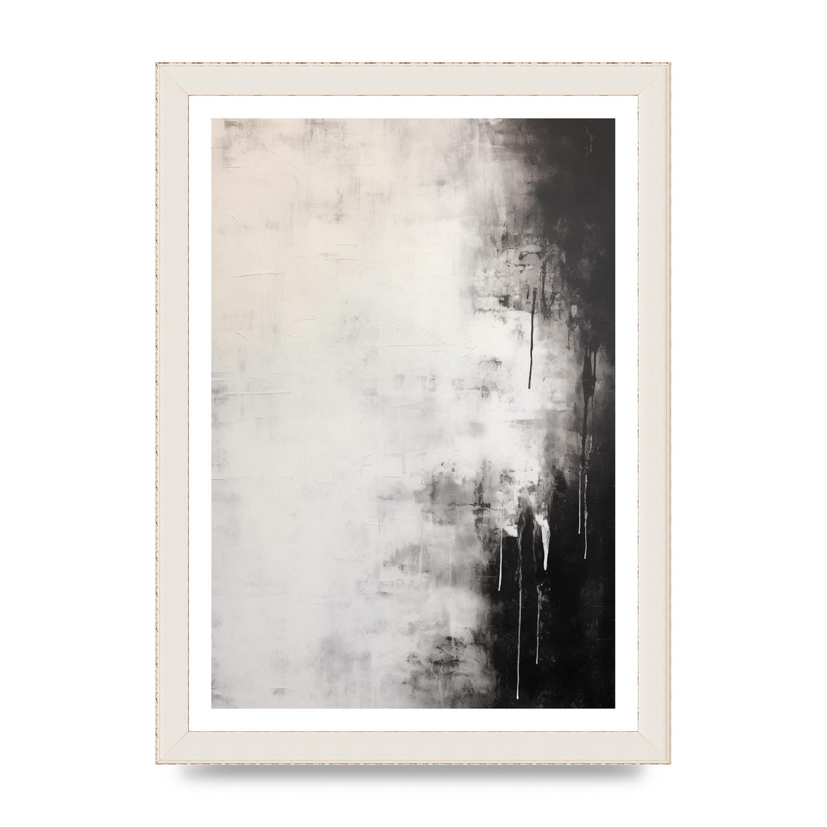 Layered Wax Encaustic Depth in Monochrome