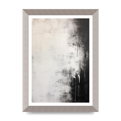 Layered Wax Encaustic Depth in Monochrome