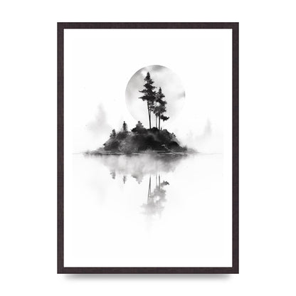 Soft Gradients and Textures in Monochrome Art