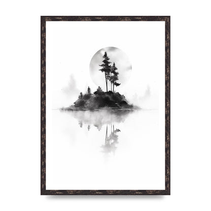 Soft Gradients and Textures in Monochrome Art