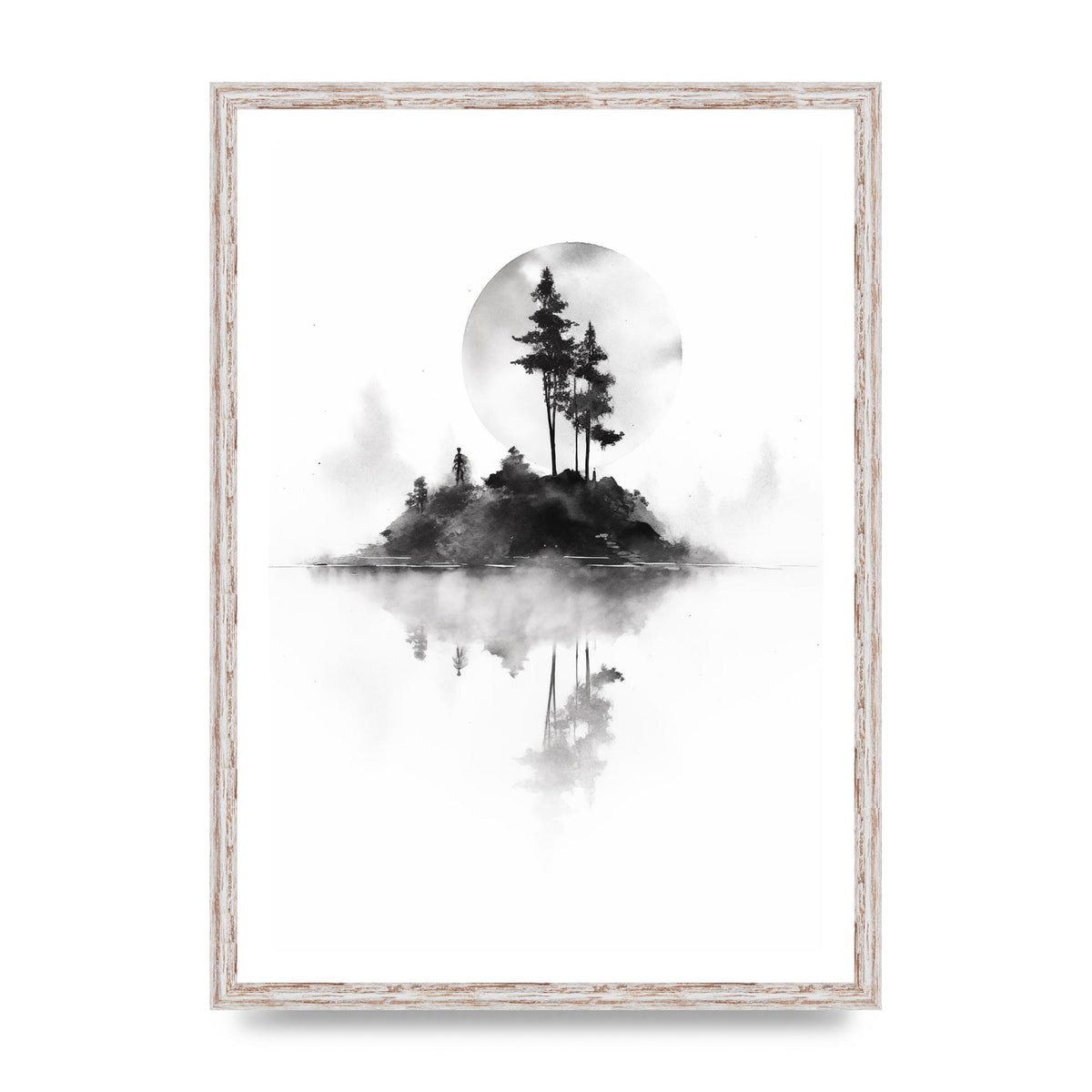 Soft Gradients and Textures in Monochrome Art