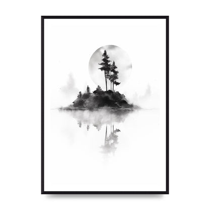 Soft Gradients and Textures in Monochrome Art