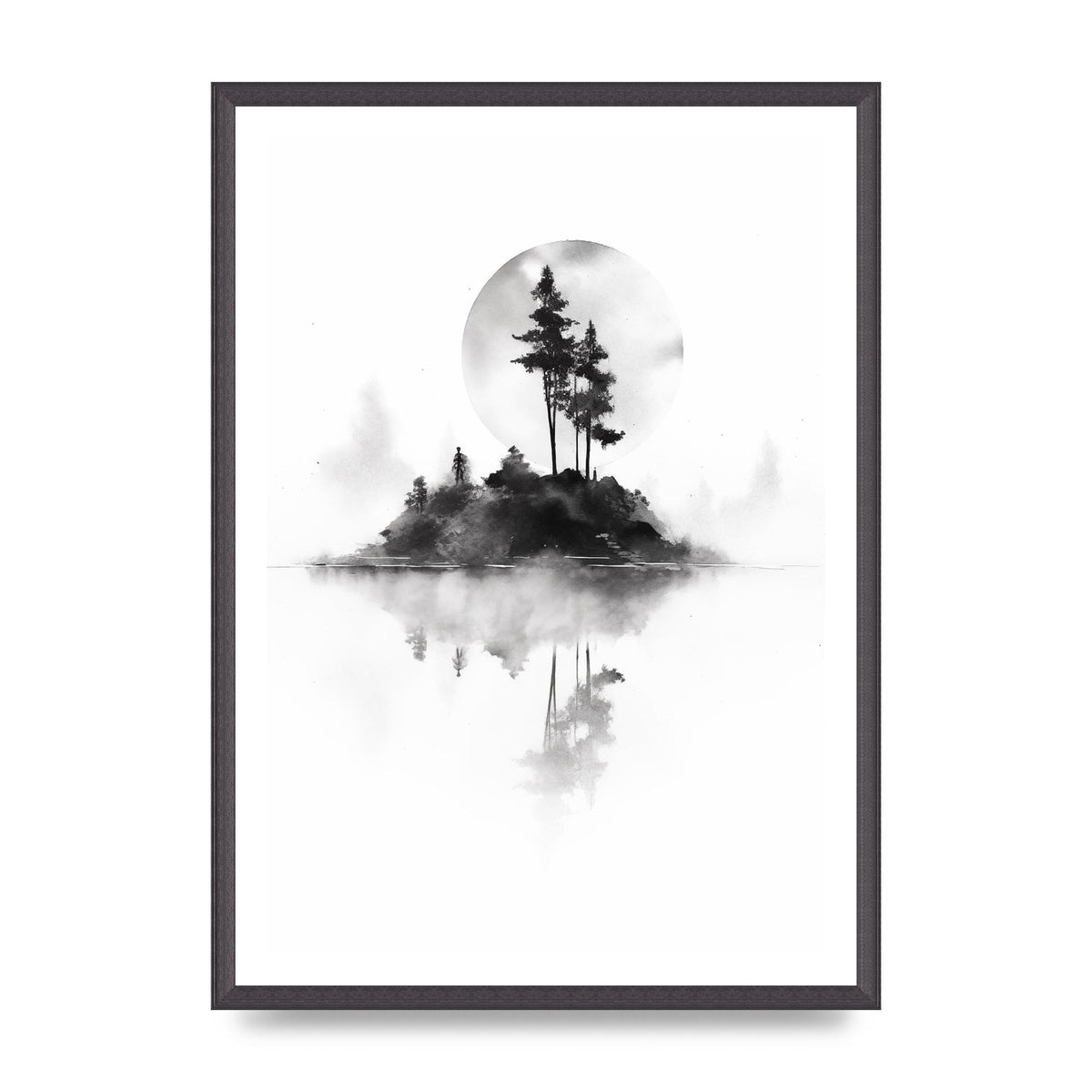 Soft Gradients and Textures in Monochrome Art