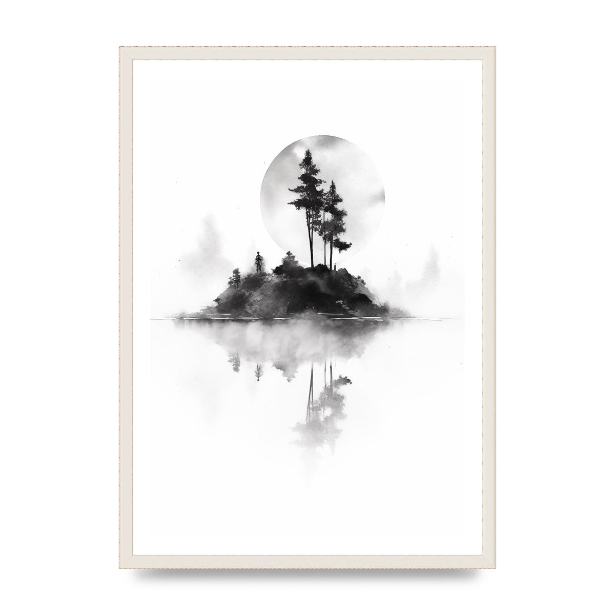 Soft Gradients and Textures in Monochrome Art