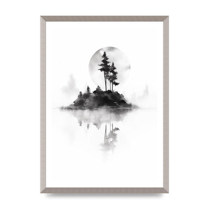 Soft Gradients and Textures in Monochrome Art