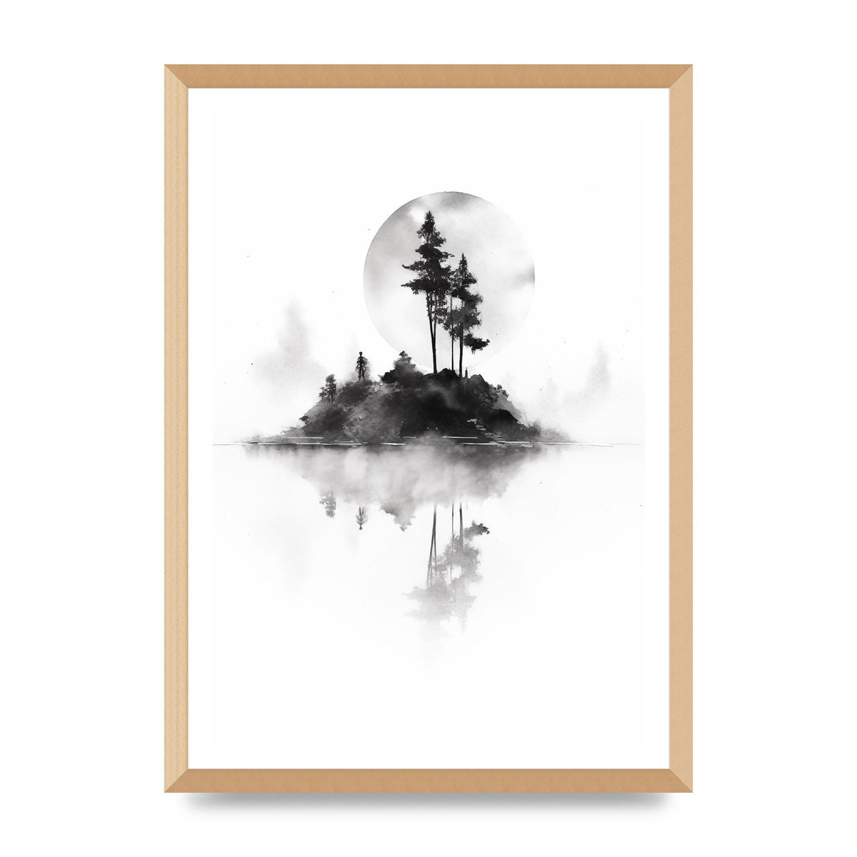 Soft Gradients and Textures in Monochrome Art