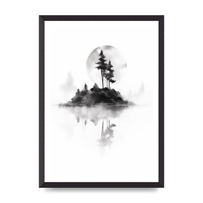 Soft Gradients and Textures in Monochrome Art