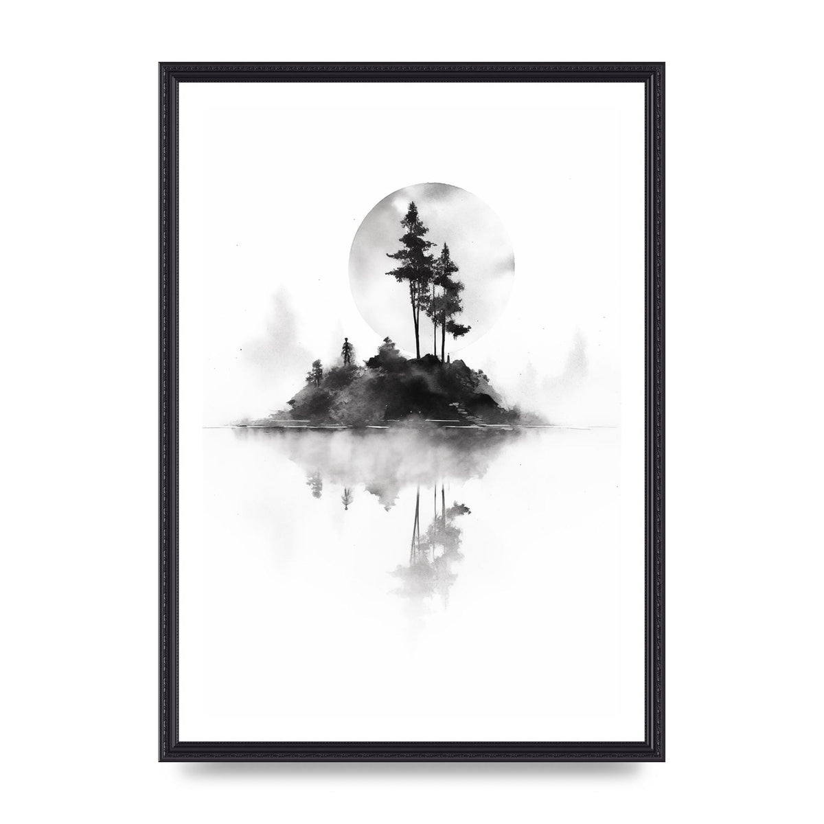 Soft Gradients and Textures in Monochrome Art