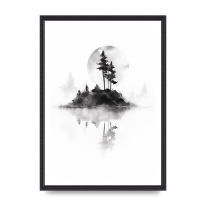 Soft Gradients and Textures in Monochrome Art