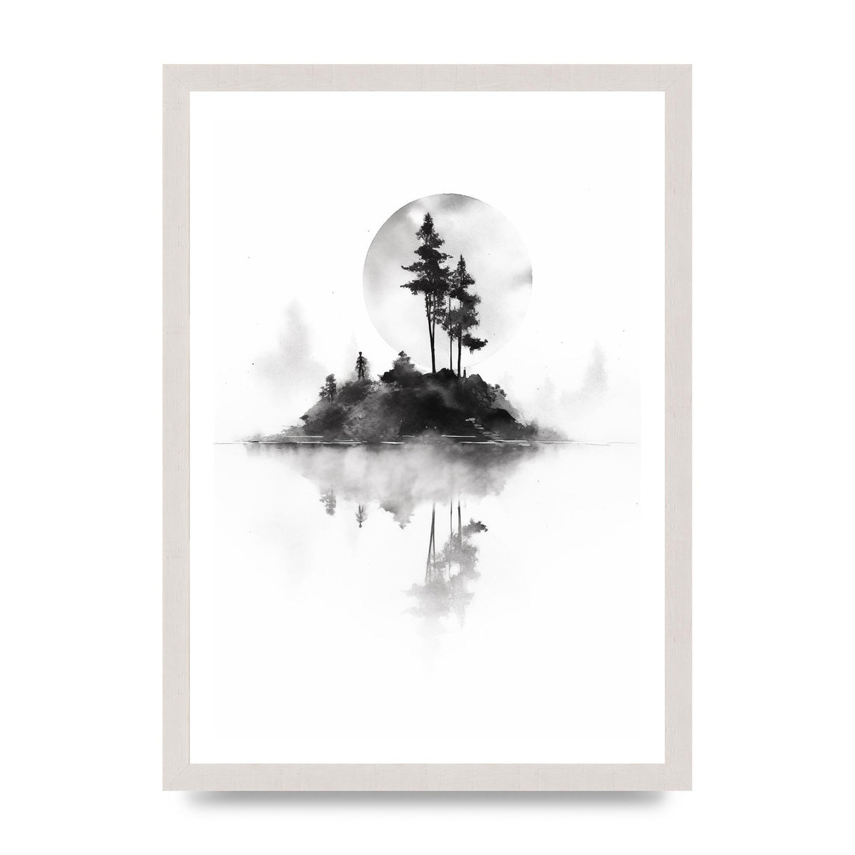 Soft Gradients and Textures in Monochrome Art