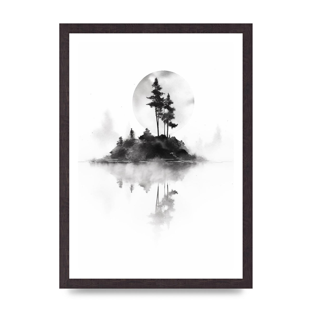 Soft Gradients and Textures in Monochrome Art