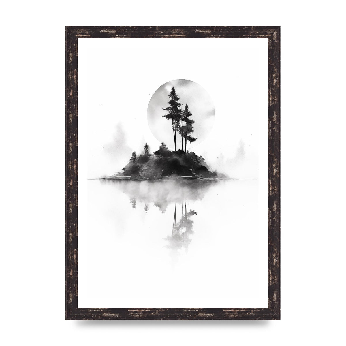 Soft Gradients and Textures in Monochrome Art