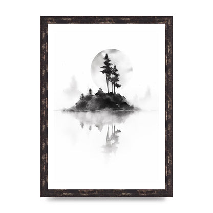 Soft Gradients and Textures in Monochrome Art