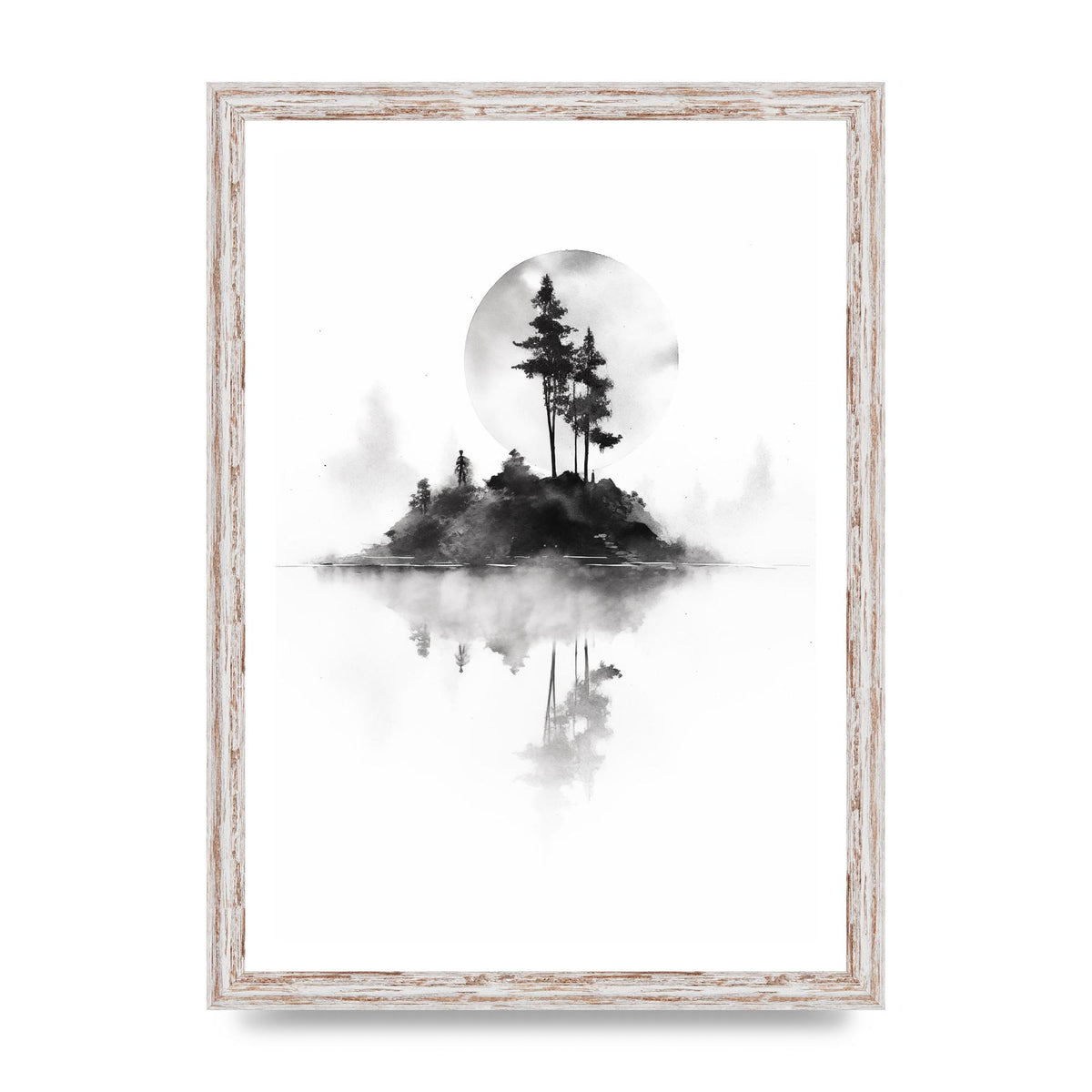 Soft Gradients and Textures in Monochrome Art