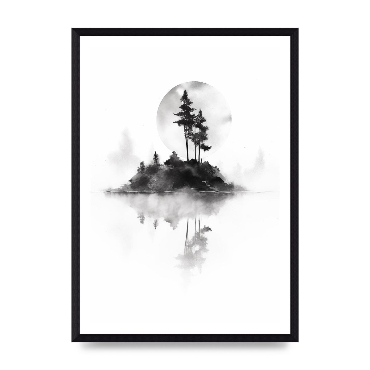 Soft Gradients and Textures in Monochrome Art