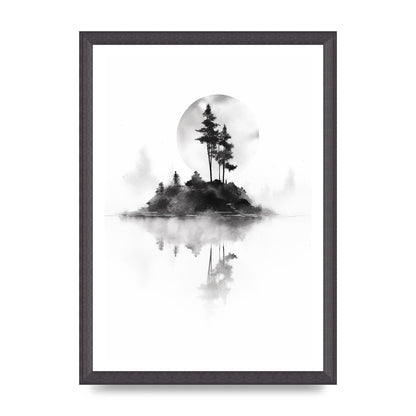 Soft Gradients and Textures in Monochrome Art