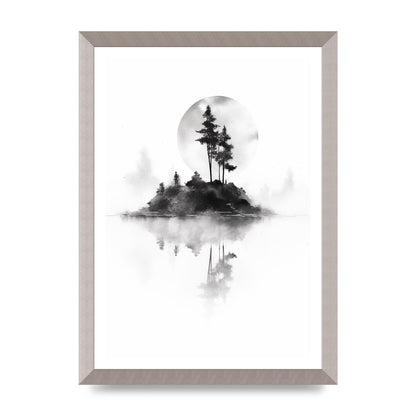 Soft Gradients and Textures in Monochrome Art