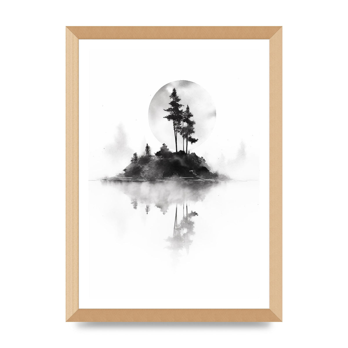 Soft Gradients and Textures in Monochrome Art