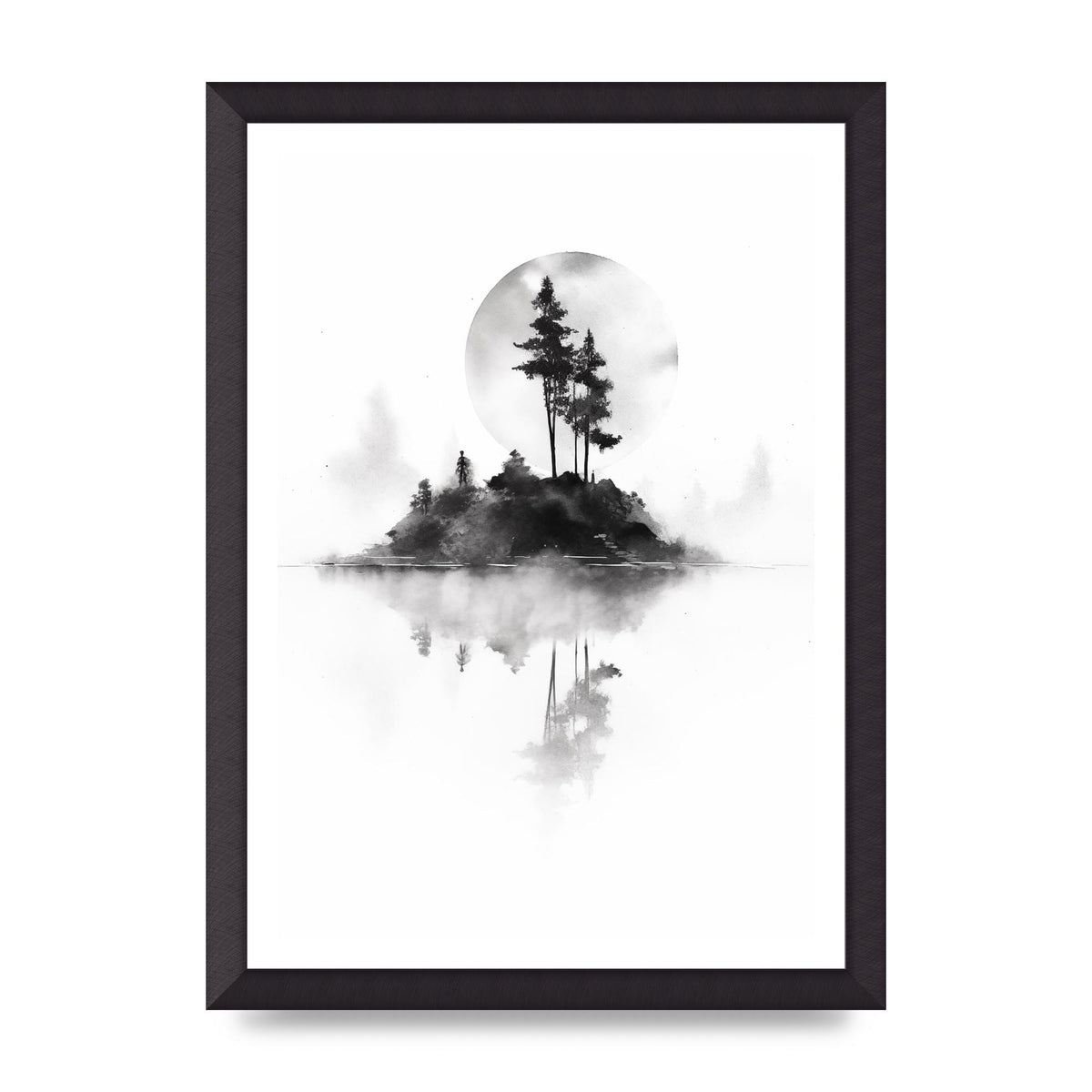 Soft Gradients and Textures in Monochrome Art