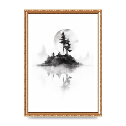 Soft Gradients and Textures in Monochrome Art