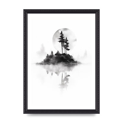 Soft Gradients and Textures in Monochrome Art