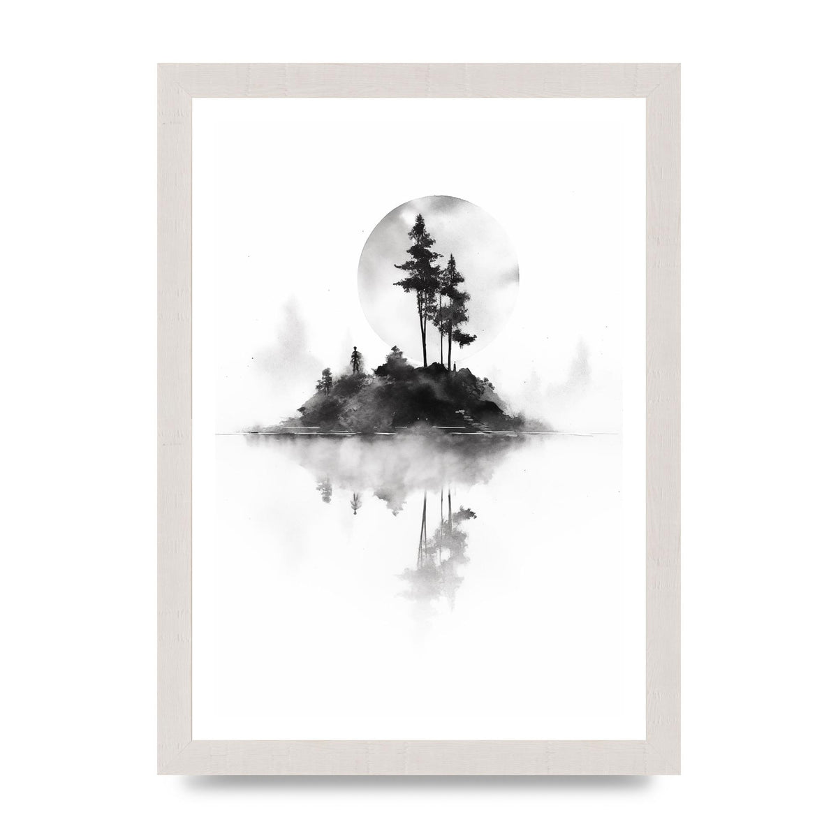 Soft Gradients and Textures in Monochrome Art