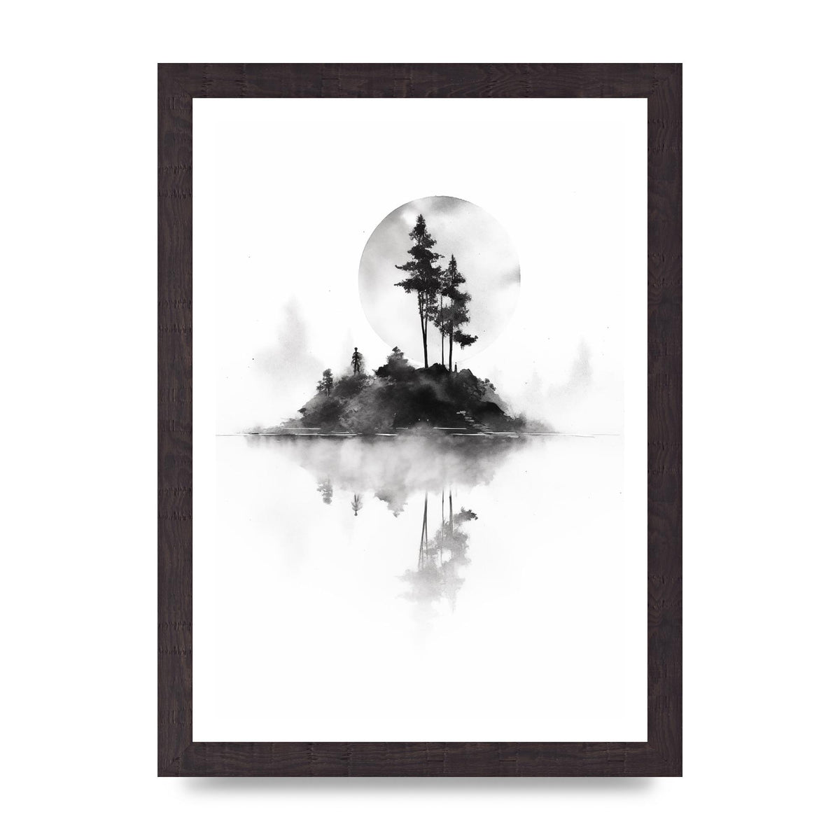 Soft Gradients and Textures in Monochrome Art