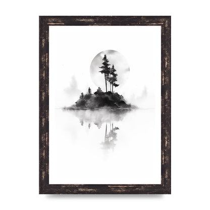 Soft Gradients and Textures in Monochrome Art