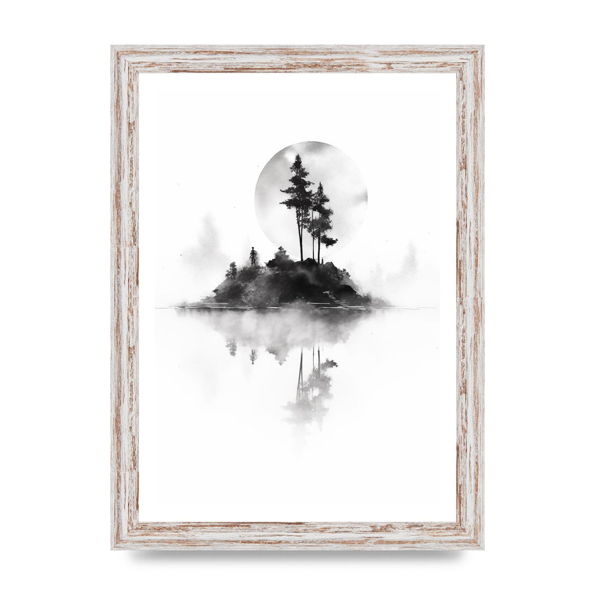 Soft Gradients and Textures in Monochrome Art